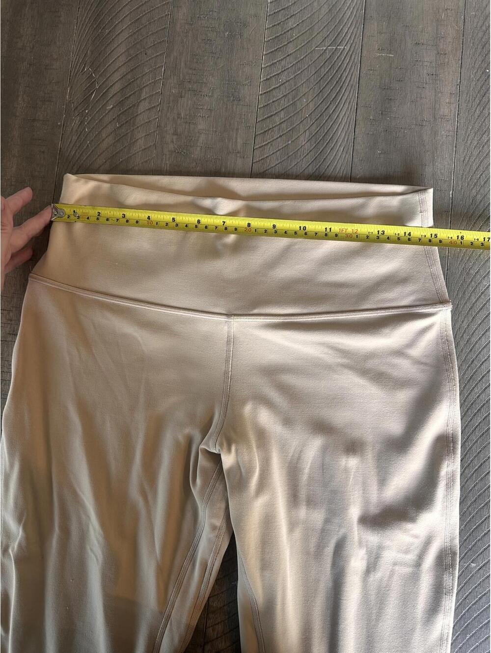 Lululemon Double Lined Align High-Rise Pant 28" Leggings Tan size 12 LW5CT1S - Picture 9 of 11